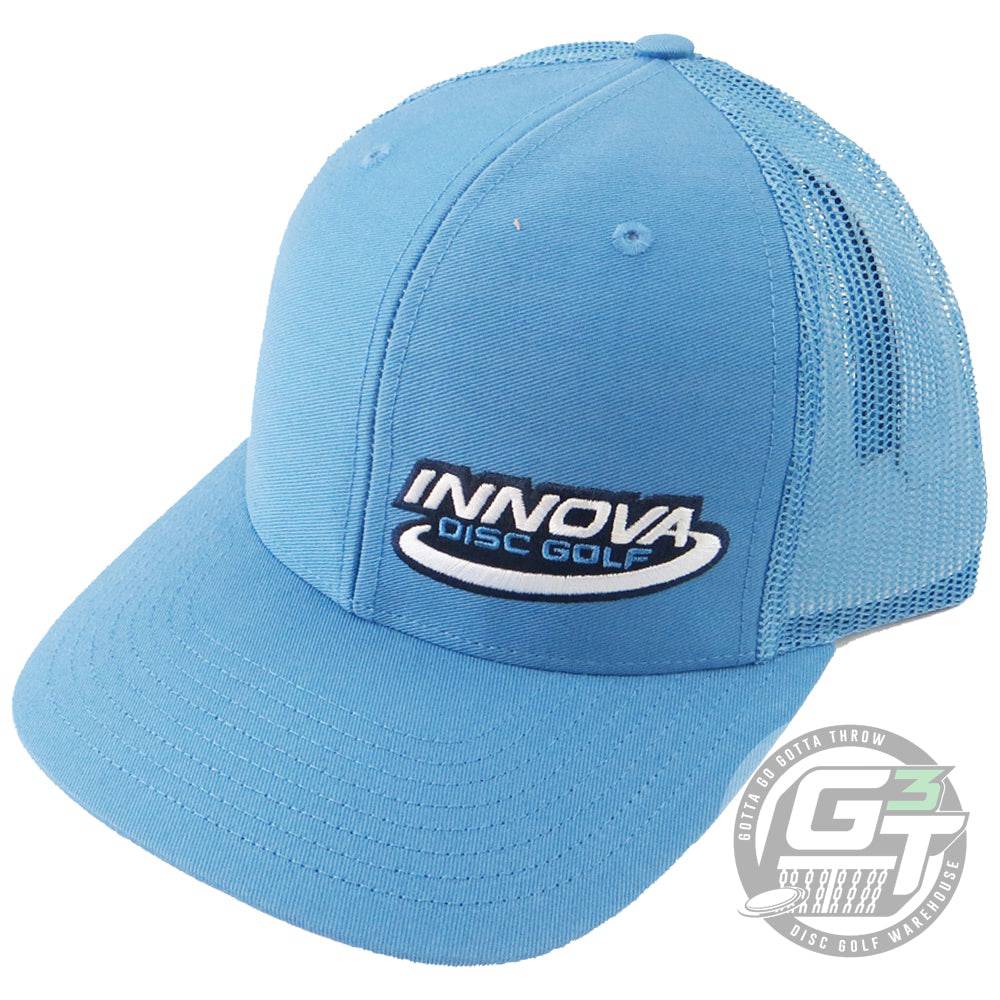 Innova Apparel Light Blue Innova Logo Adjustable Mesh Disc Golf Hat