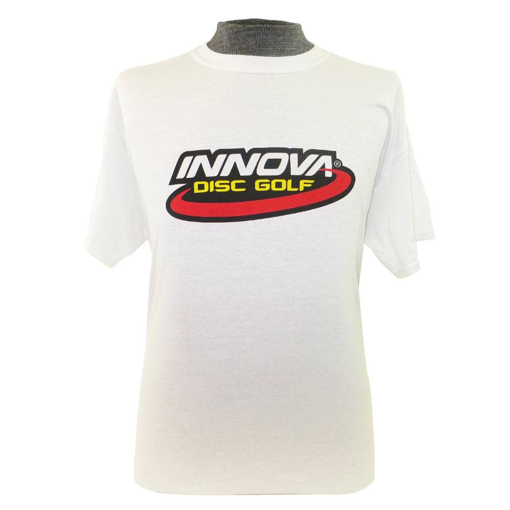 Innova Apparel S / White Innova Logo Short Sleeve Disc Golf T-Shirt