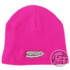 Innova Logo Solid Fleece Lined Knit Beanie Winter Disc Golf Hat - Gotta Go Gotta Throw