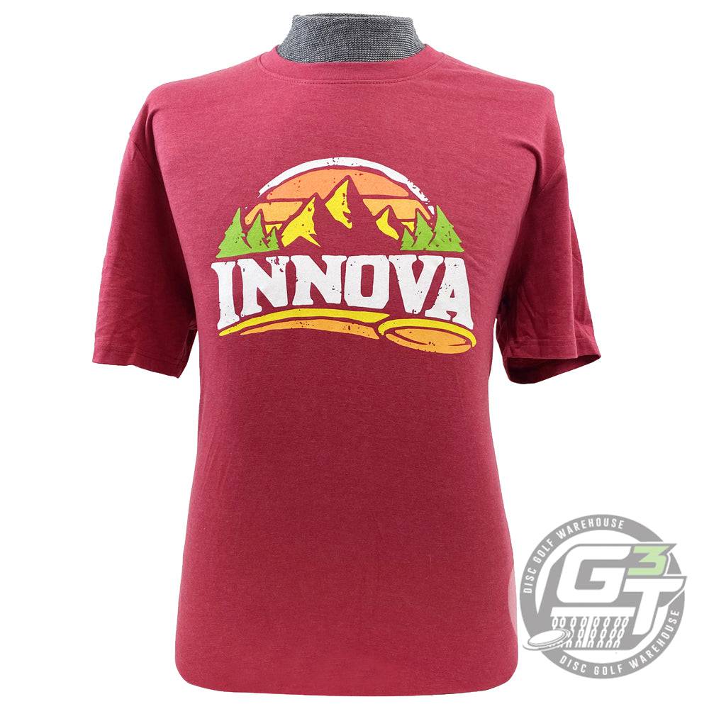 Innova Apparel M / Red Innova Mountain Flex Short Sleeve Disc Golf T-Shirt