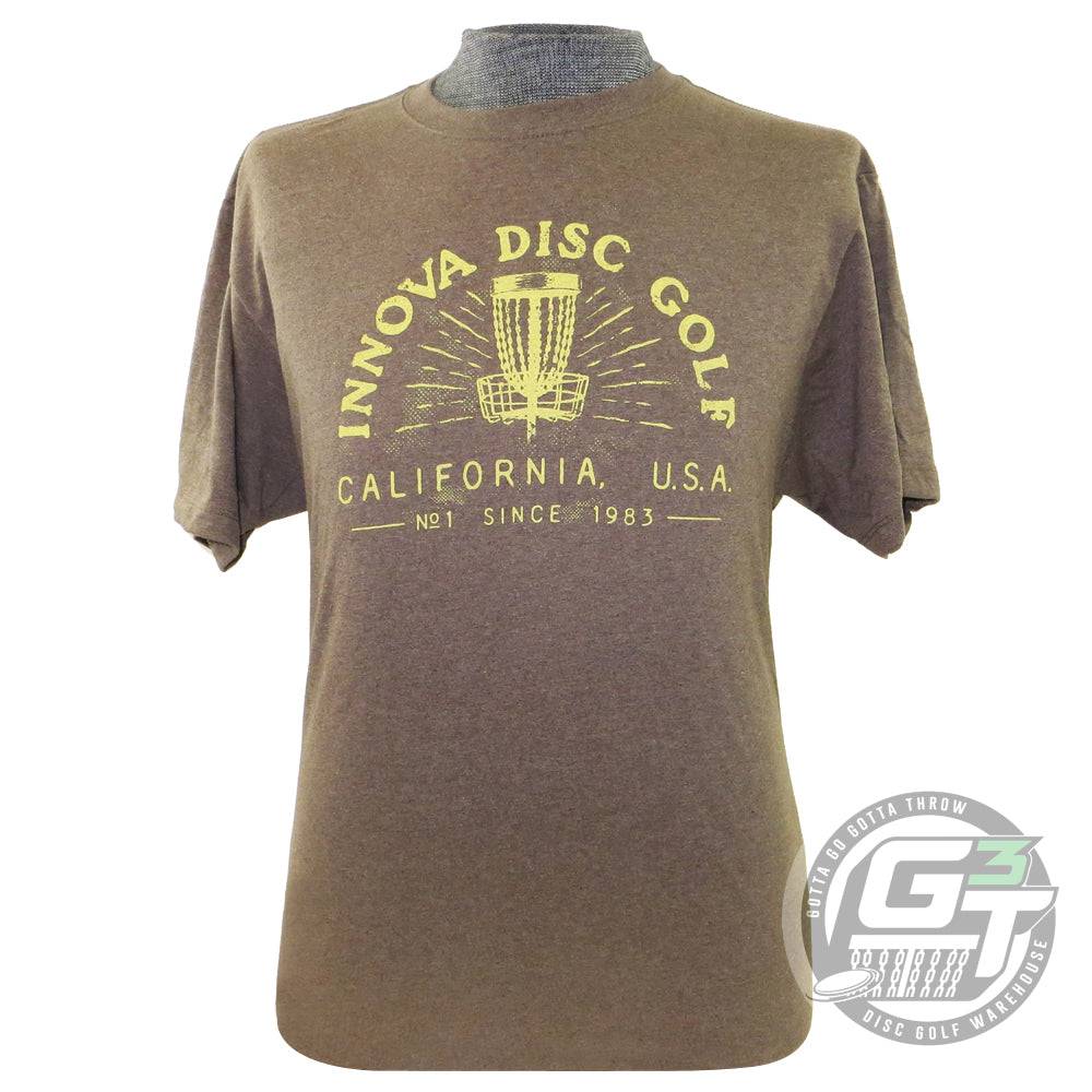 Innova Apparel S / Brown Innova Origin Venture Series Short Sleeve Disc Golf T-Shirt