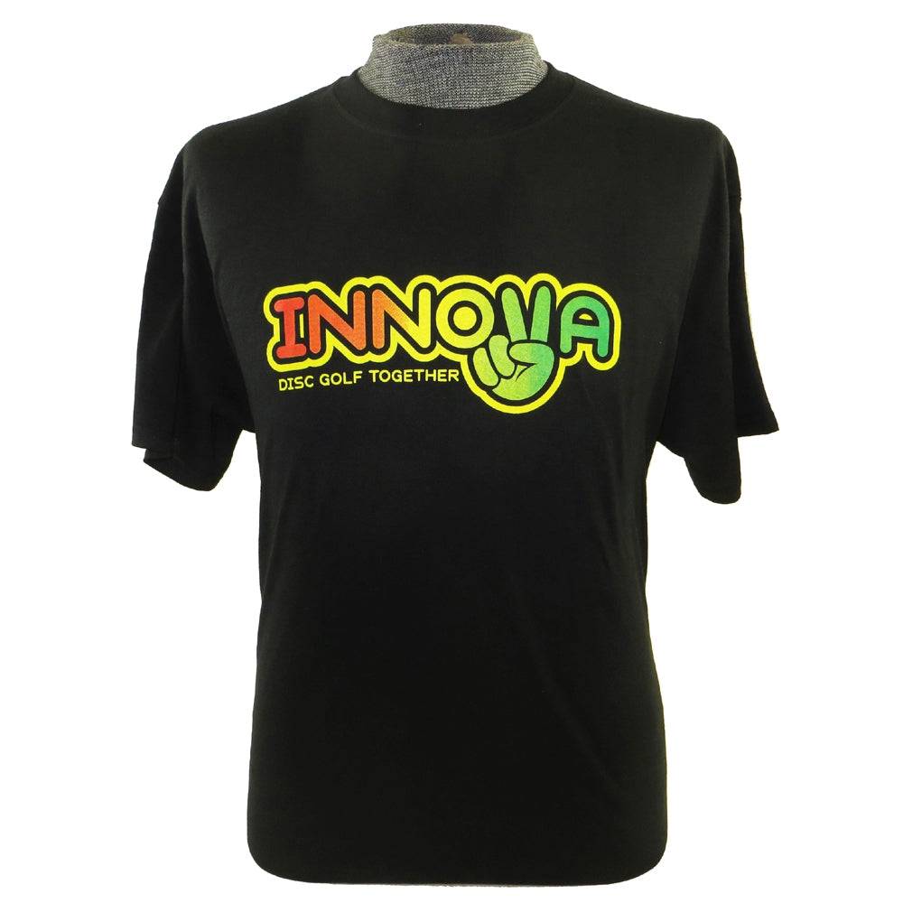 Innova Apparel S / Black Innova Peace Short Sleeve Disc Golf T-Shirt