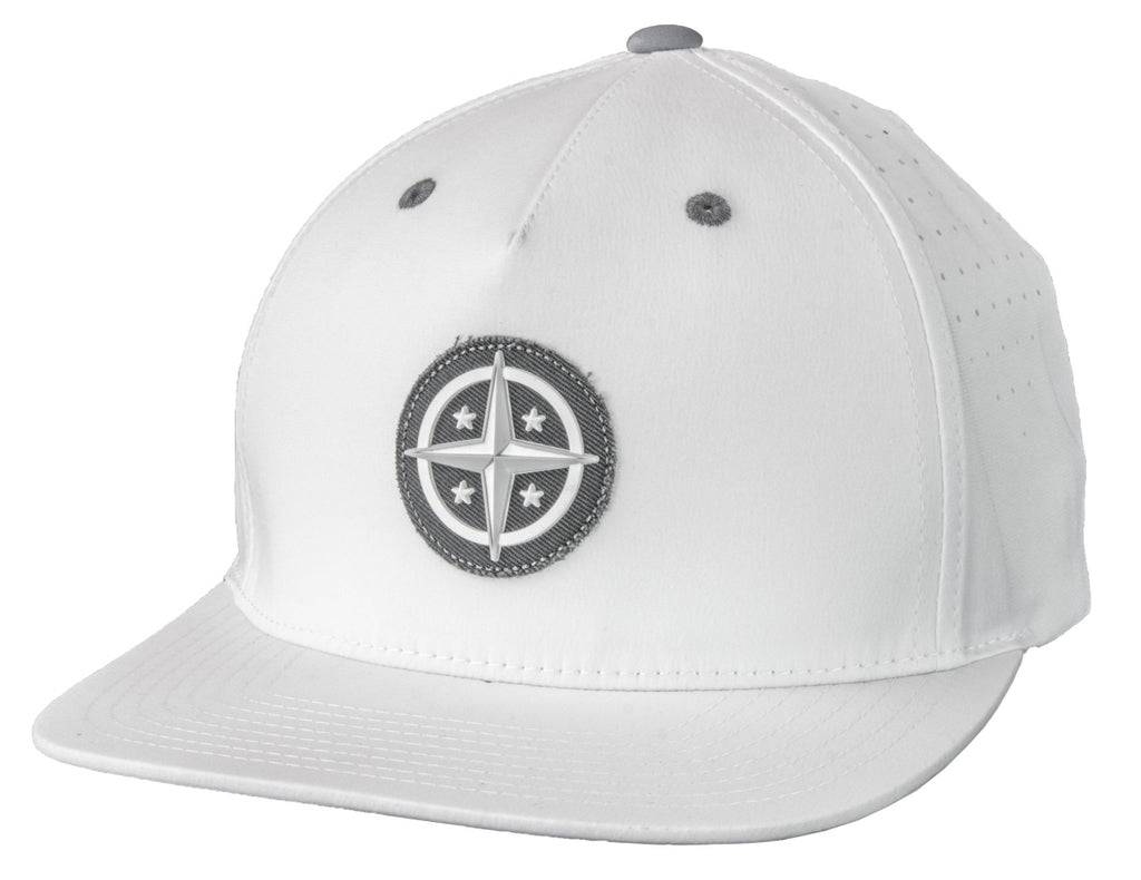 Innova Apparel White Innova Star Patch Adjustable Performance Disc Golf Hat