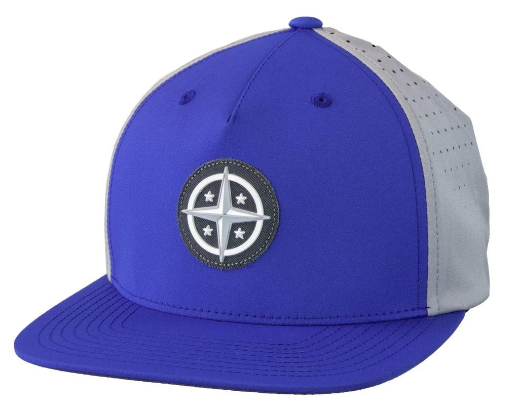 Innova Apparel Royal Blue / Gray Innova Star Patch Adjustable Performance Disc Golf Hat