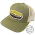 Innova Apparel Olive Green / Tan Innova Striped Bar Logo Adjustable Mesh Disc Golf Hat