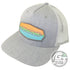 Innova Apparel Heather Gray Innova Striped Bar Logo Adjustable Mesh Disc Golf Hat