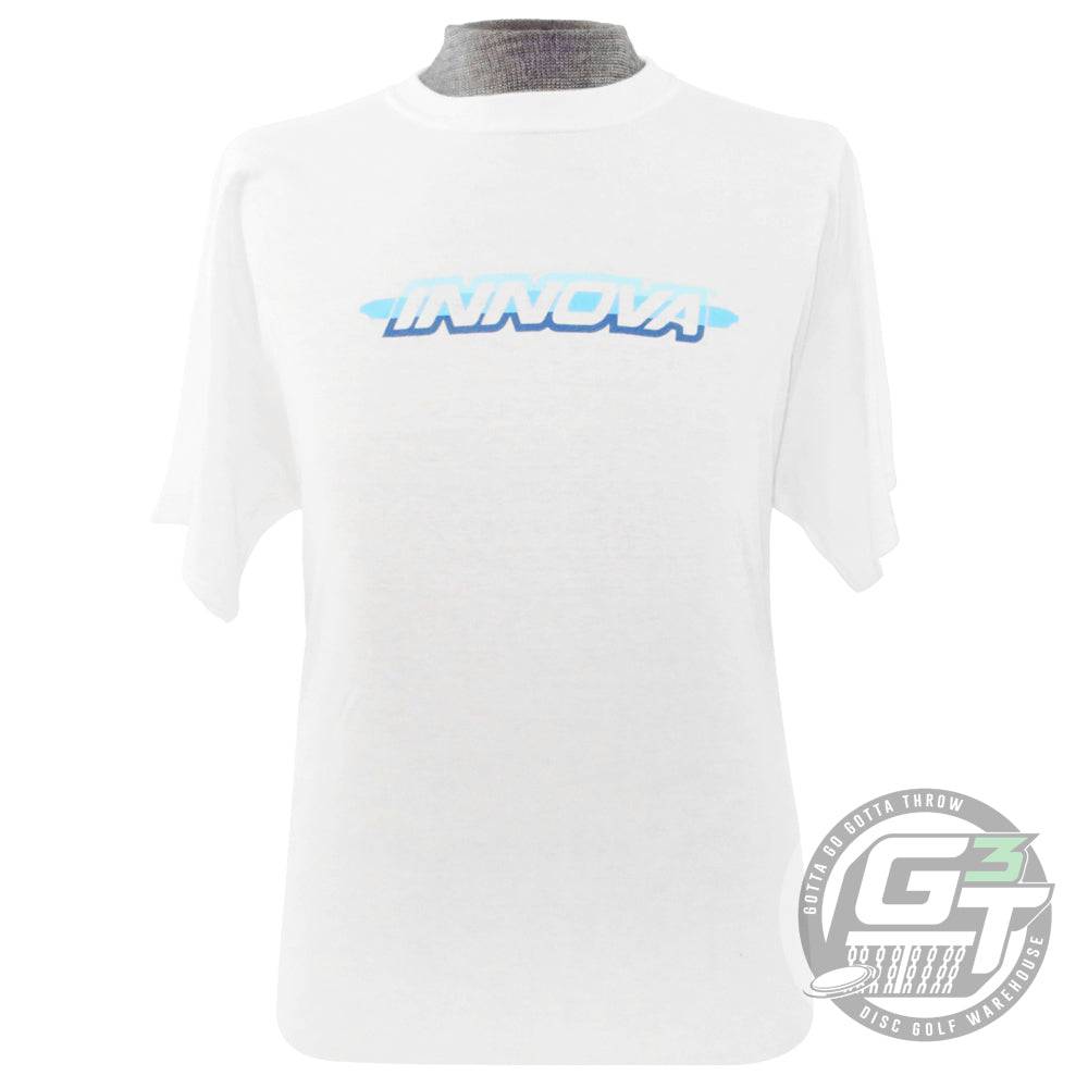 Innova Apparel S / White Innova Striped Bar Logo Short Sleeve Disc Golf T-Shirt