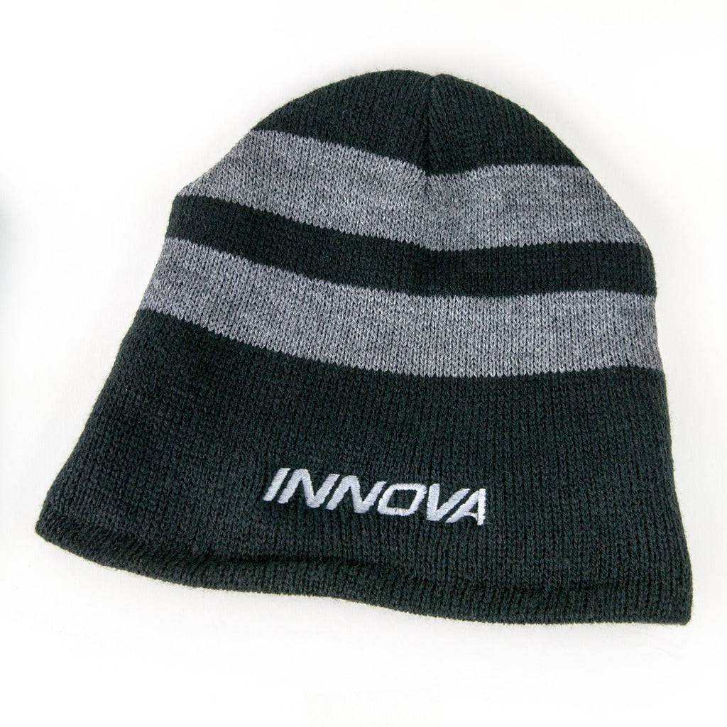 Innova Striped Fleece Lined Knit Beanie Winter Disc Golf Hat – Gotta Go ...