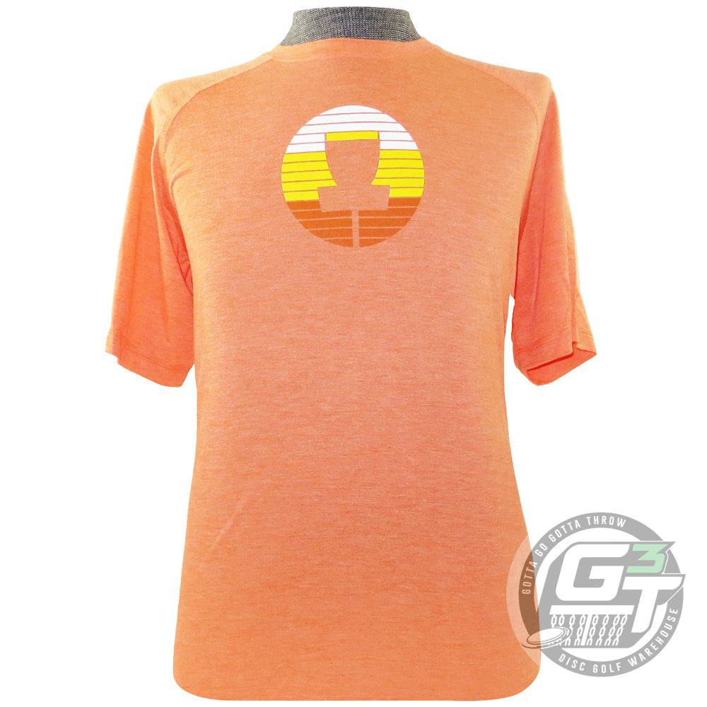 Innova Apparel S / Orange Innova Target Tri-Blend Short Sleeve Performance Disc Golf Jersey