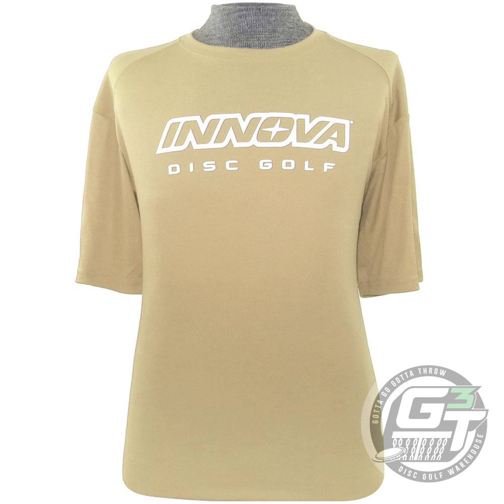 Innova Apparel S / Tan Innova Unity Core Performance Short Sleeve Disc Golf T-Shirt