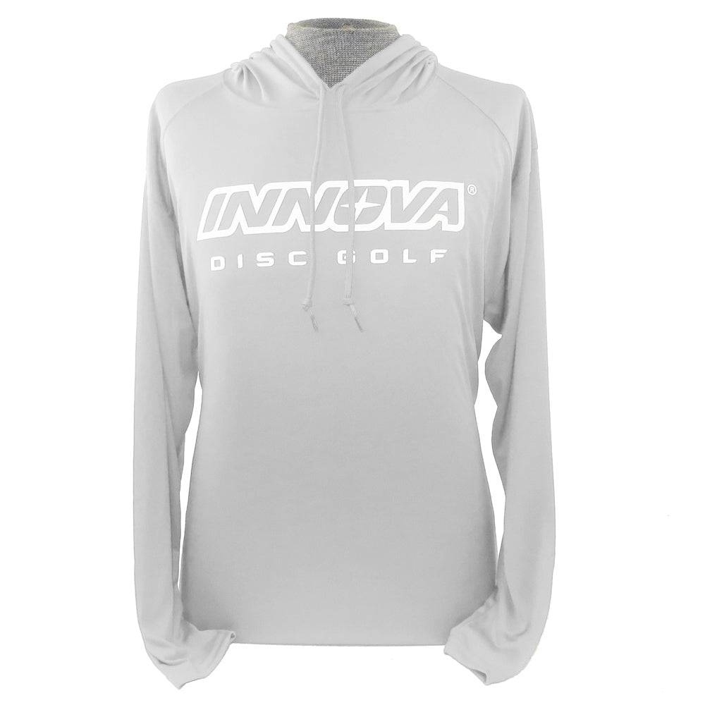Innova Apparel S / Gray Innova Unity Hooded Long Sleeve Performance Disc Golf T-Shirt