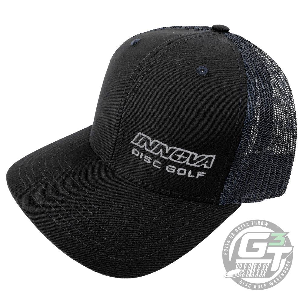 Innova Apparel Black / Black Innova Unity Logo Adjustable Mesh Disc Golf Hat