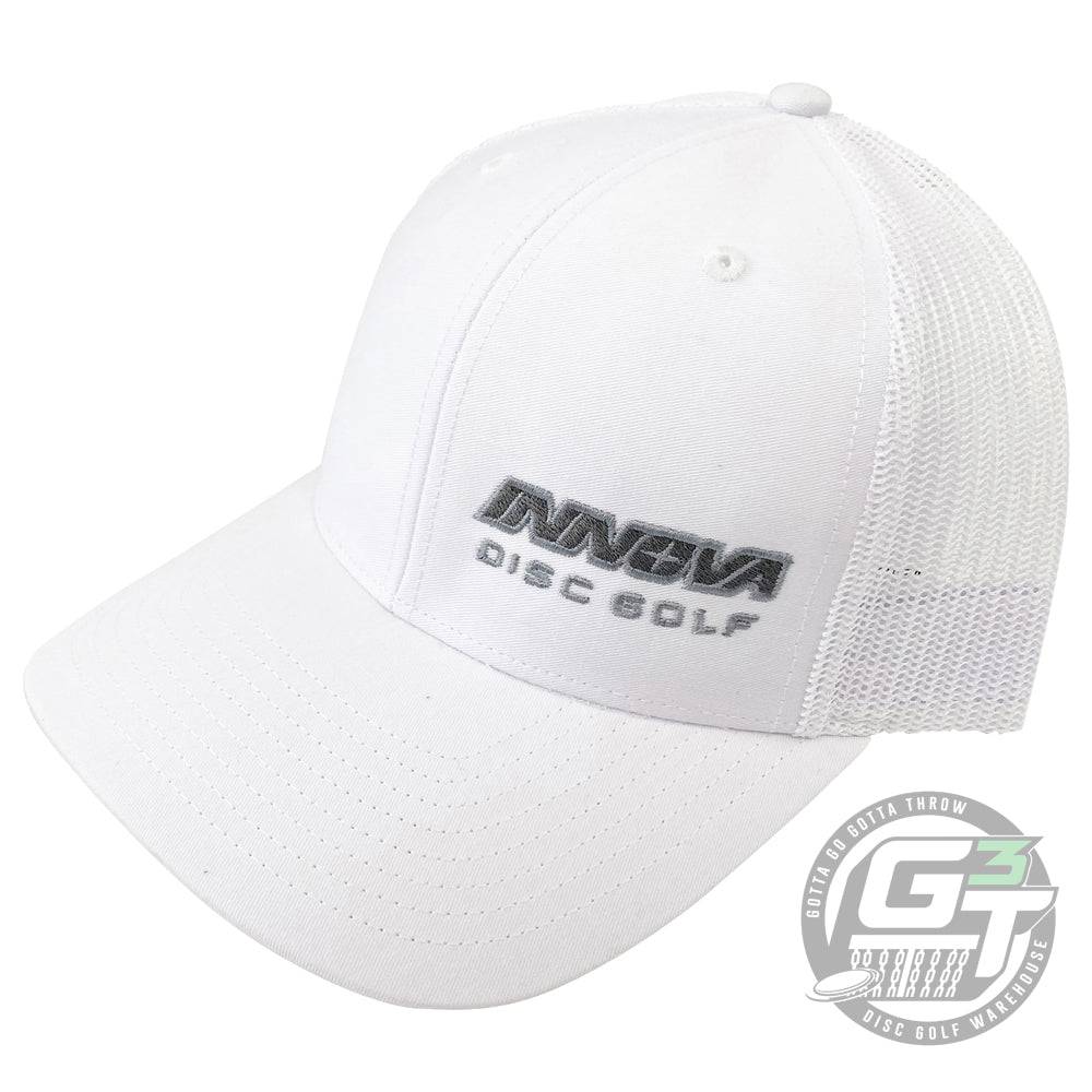Innova Apparel White / White Innova Unity Logo Adjustable Mesh Disc Golf Hat