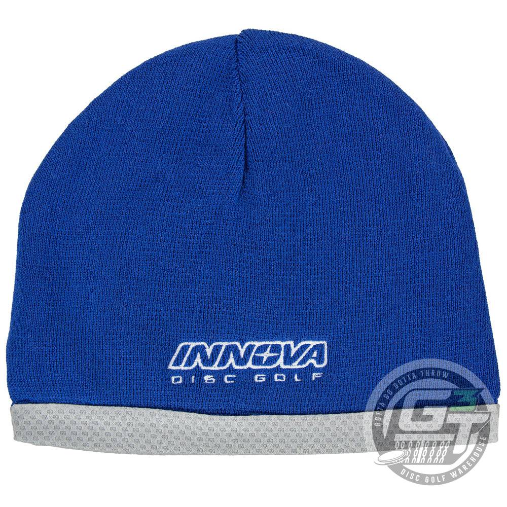 Innova Apparel Blue Innova Unity Performance Knit Beanie Winter Disc Golf Hat