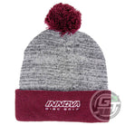 Innova Apparel Burgundy Innova Unity Pom Knit Beanie Winter Disc Golf Hat