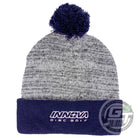 Innova Apparel Navy Blue Innova Unity Pom Knit Beanie Winter Disc Golf Hat