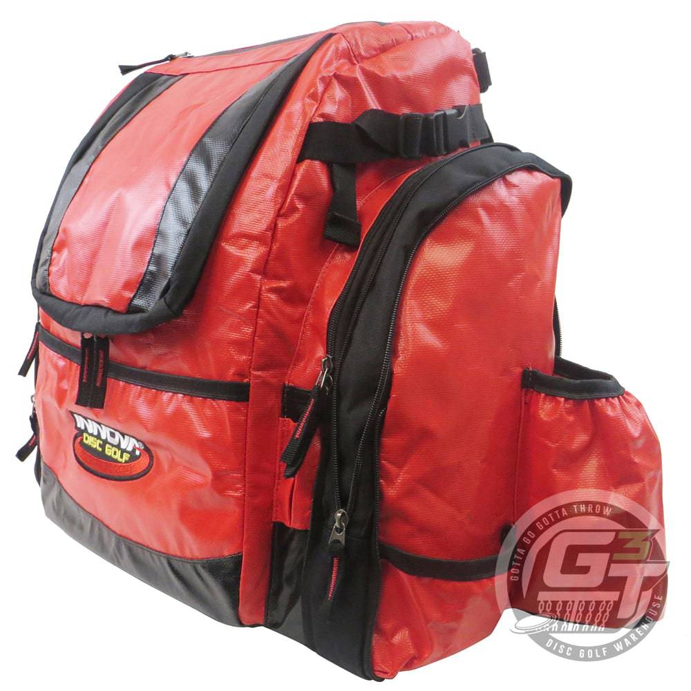 Innova Bag Red Innova Factory Second H2O Super HeroPack Backpack Disc Golf Bag
