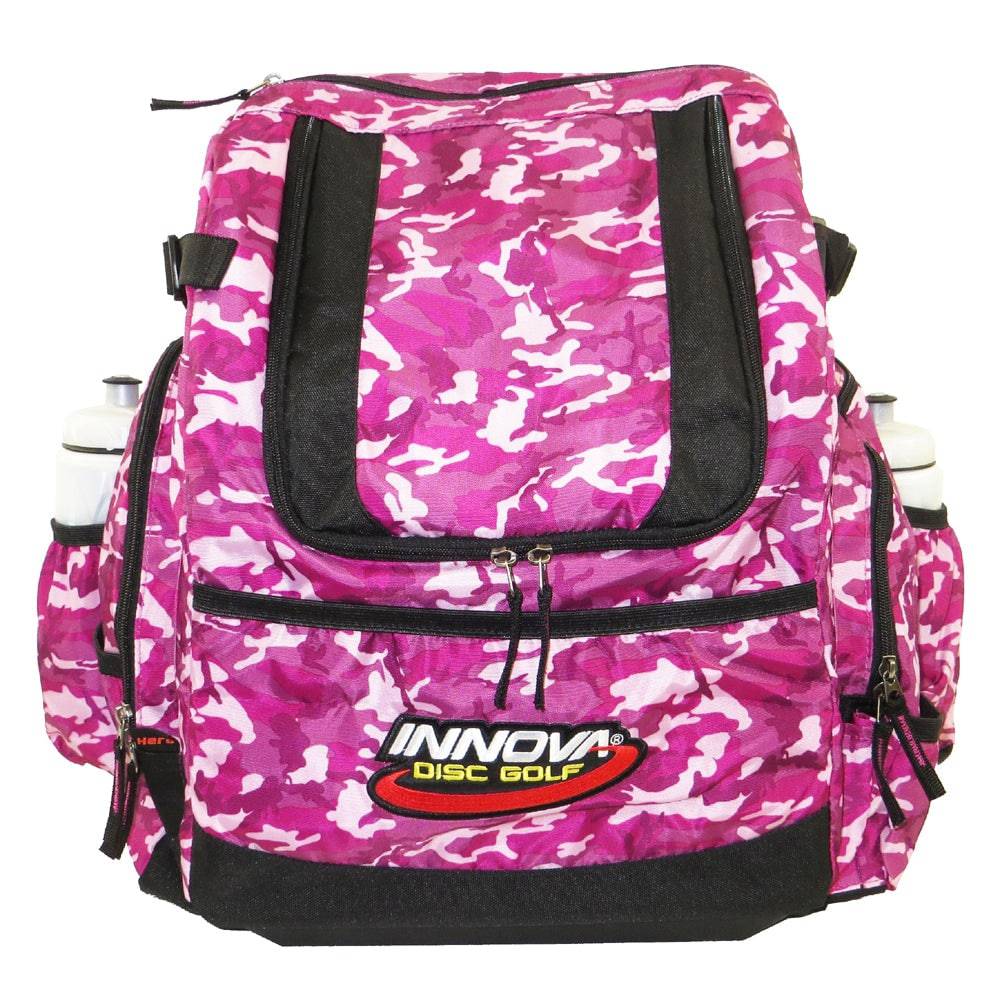 Innova Bag Pink Camo Innova HeroPack Backpack Disc Golf Bag