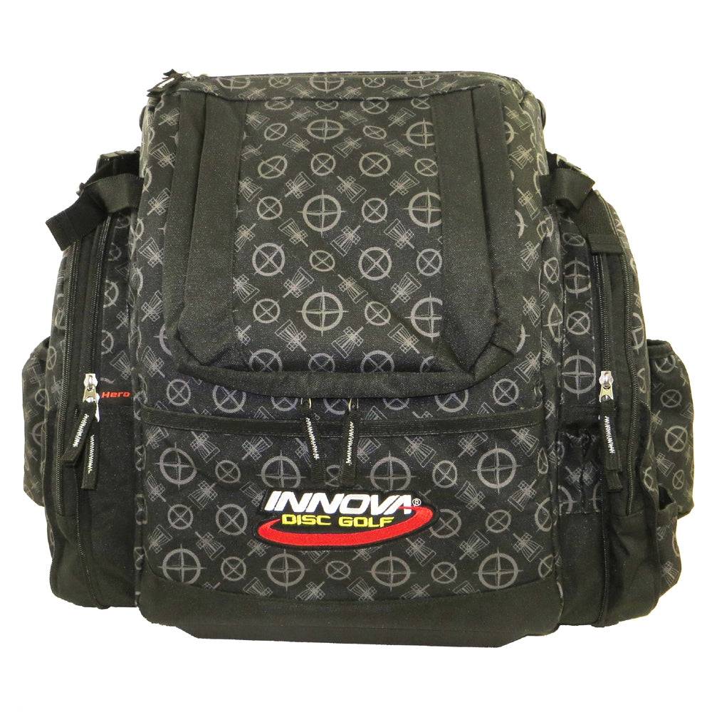 Innova Bag Black Star Pattern Innova Super HeroPack Backpack Disc Golf Bag