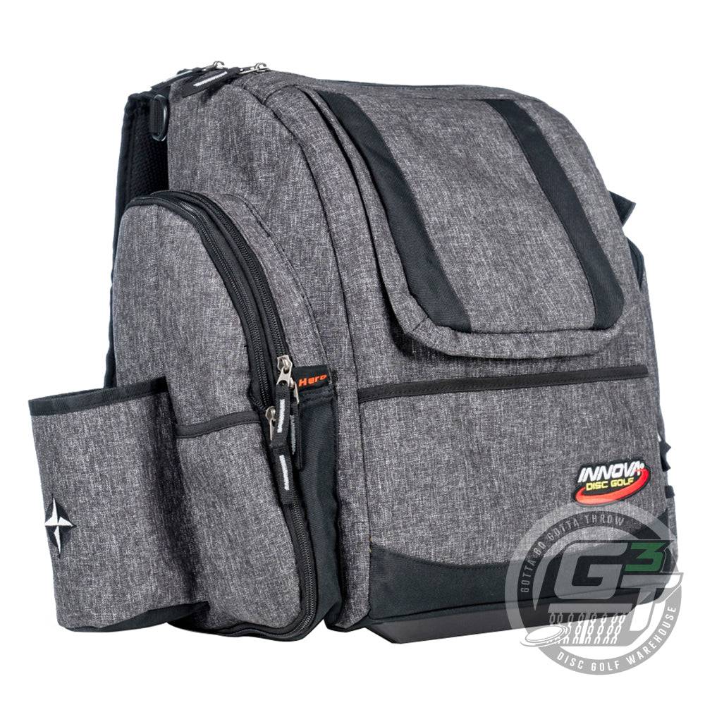 Innova Bag Heather Black Innova Super HeroPack II Backpack Disc Golf Bag