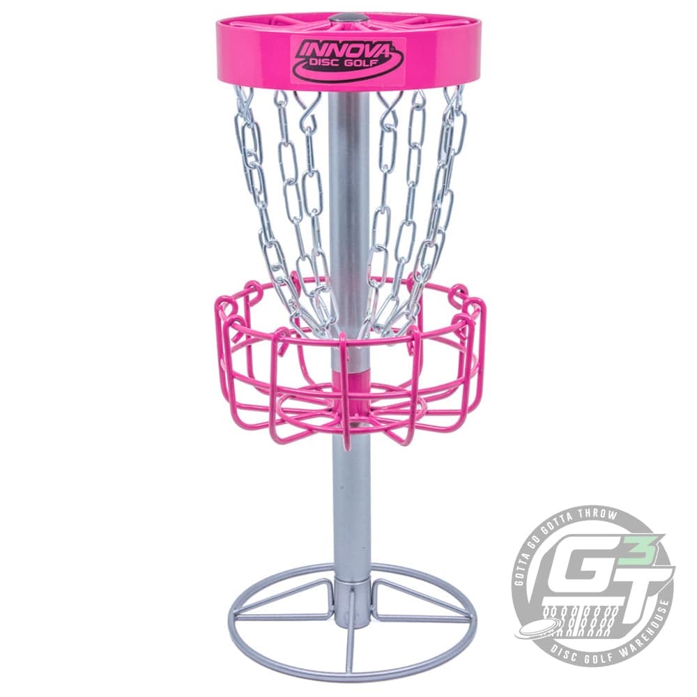 Innova Basket Pink Innova Desktop DISCatcher Micro Mini Disc Golf Basket