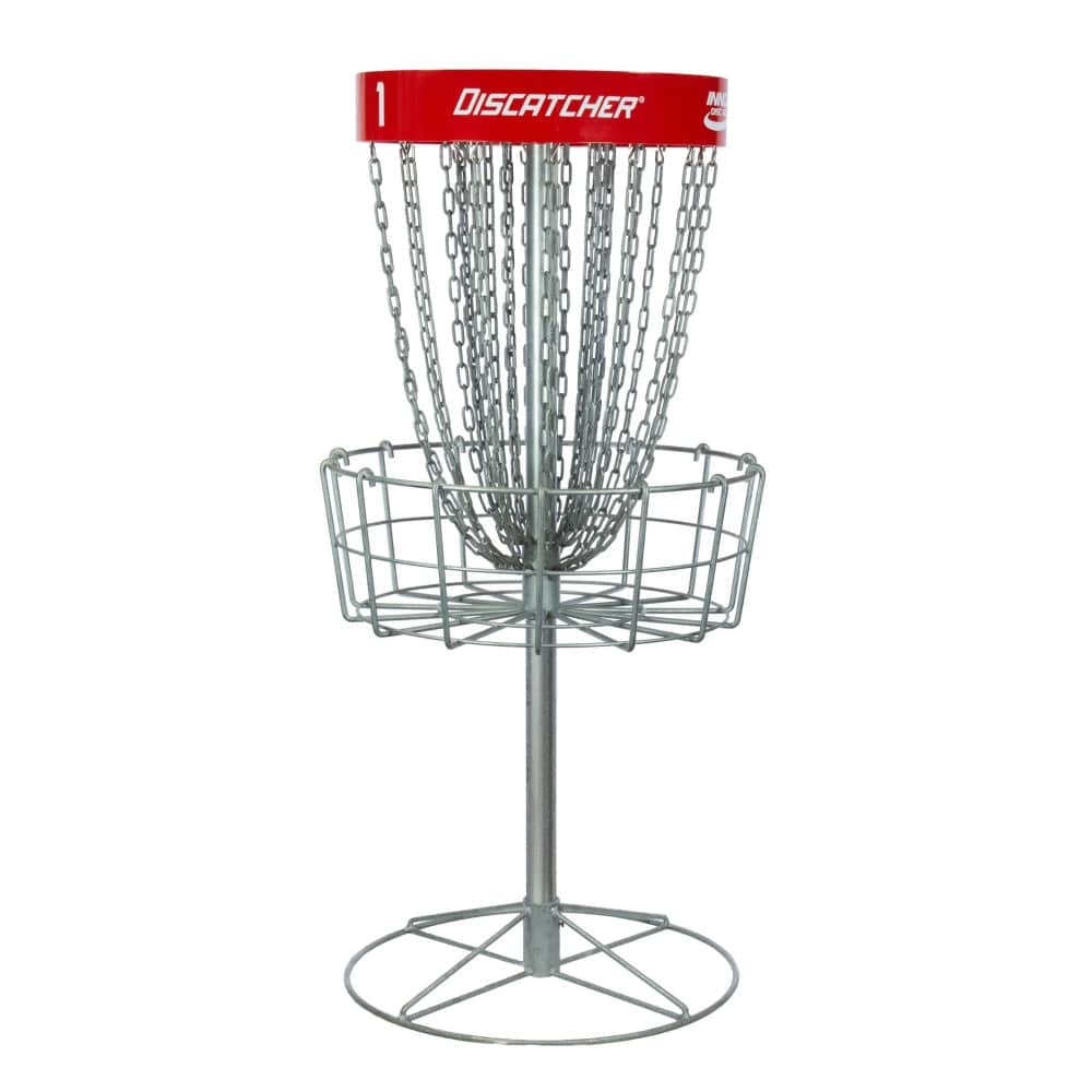 Innova Basket Portable / Red Innova DISCatcher Pro 28-Chain Disc Golf Basket