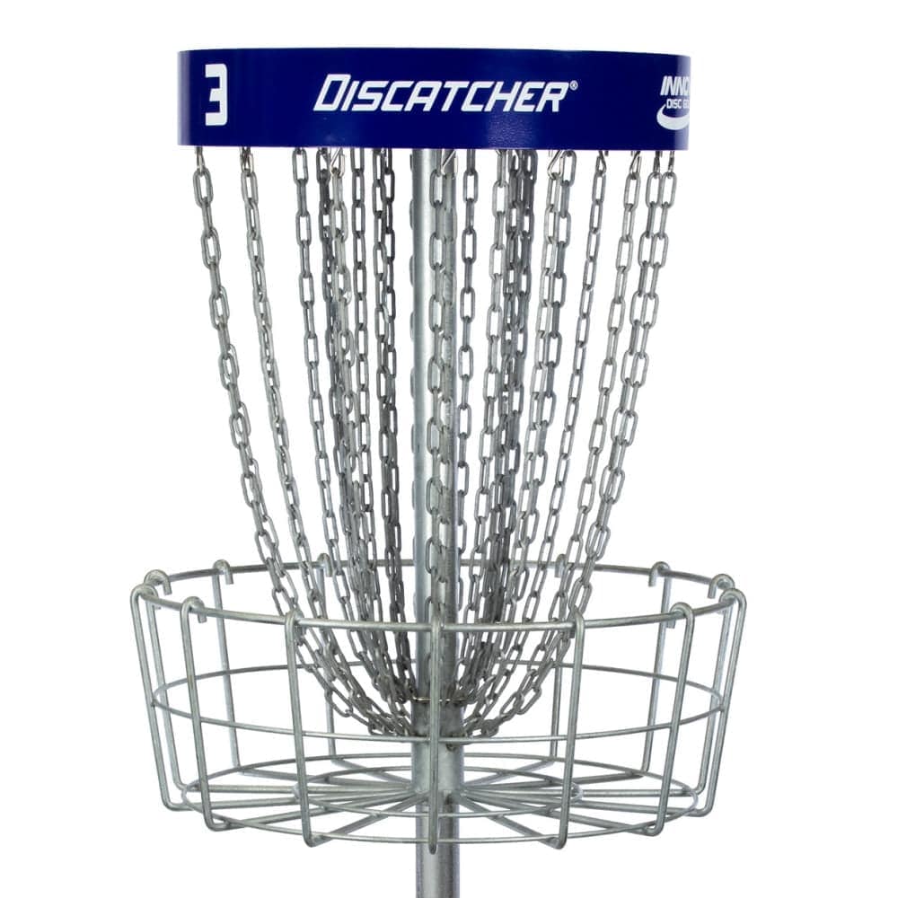 Innova Basket Installable w/ Locking Collar / Blue Innova DISCatcher Pro 28-Chain Disc Golf Basket