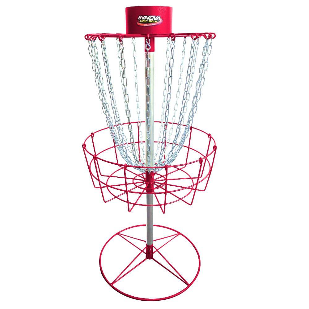 Innova Basket Red Innova Hammer Finish DISCatcher Sport 18-Chain Disc Golf Basket