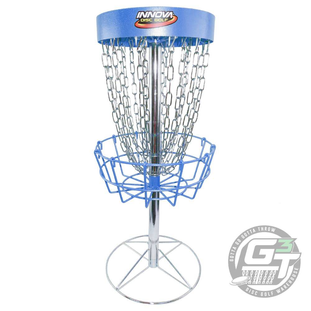 Innova Basket Blue Innova Hammer Finish Mini DISCatcher Mini Disc Golf Basket