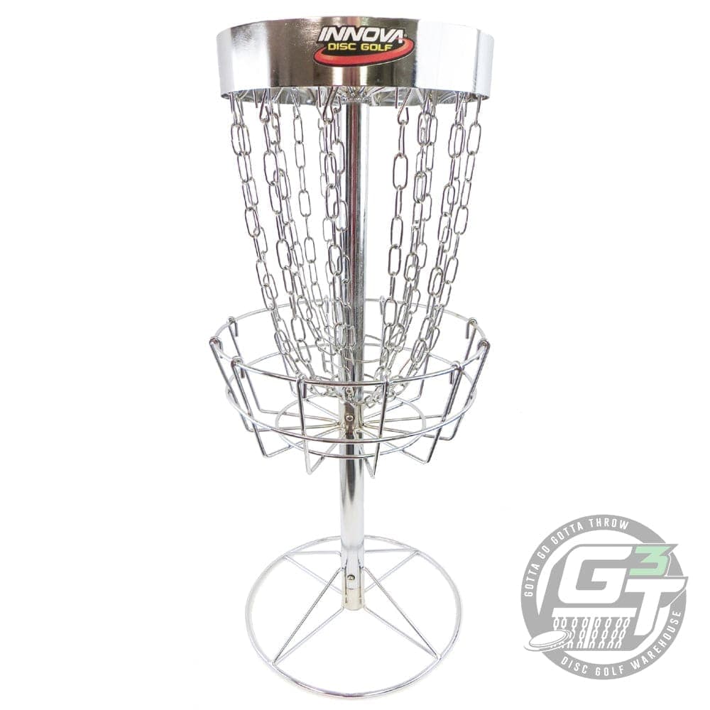Innova Basket Silver Innova Hammer Finish Mini DISCatcher Mini Disc Golf Basket