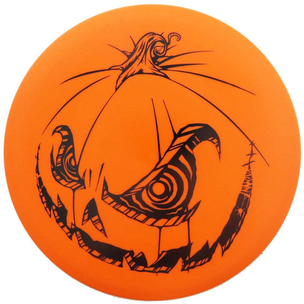 Innova Golf Disc Orange / 178-180g Innova Limited Edition 2018 Halloween Pumpkin Stamp DX RocX3 Midrange Golf Disc