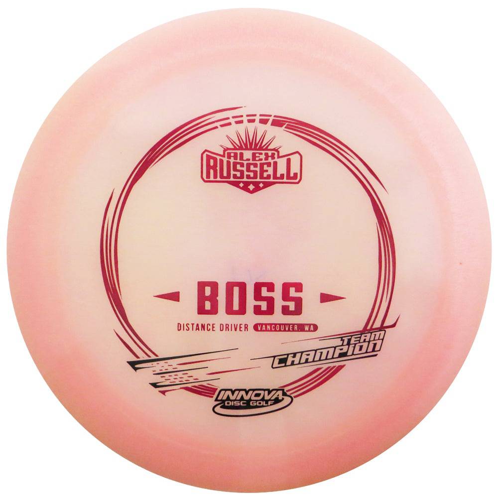 Innova Golf Disc 173-175g Innova Limited Edition 2020 Tour Series Alex Russell Color Glow Champion Boss Distance Driver Golf Disc