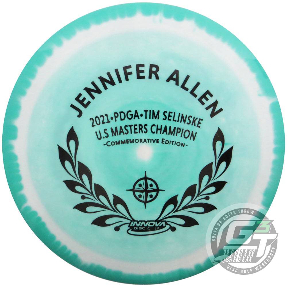Innova Golf Disc 173-175g Innova Limited Edition 2021 Tour Series Jen Allen US Masters Champion Commemorative Halo Star Wraith Distance Driver Golf Disc