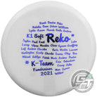 Kastaplast Golf Disc Kastaplast Limited Edition 2021 Team Series K1 Soft Reko Putter Golf Disc