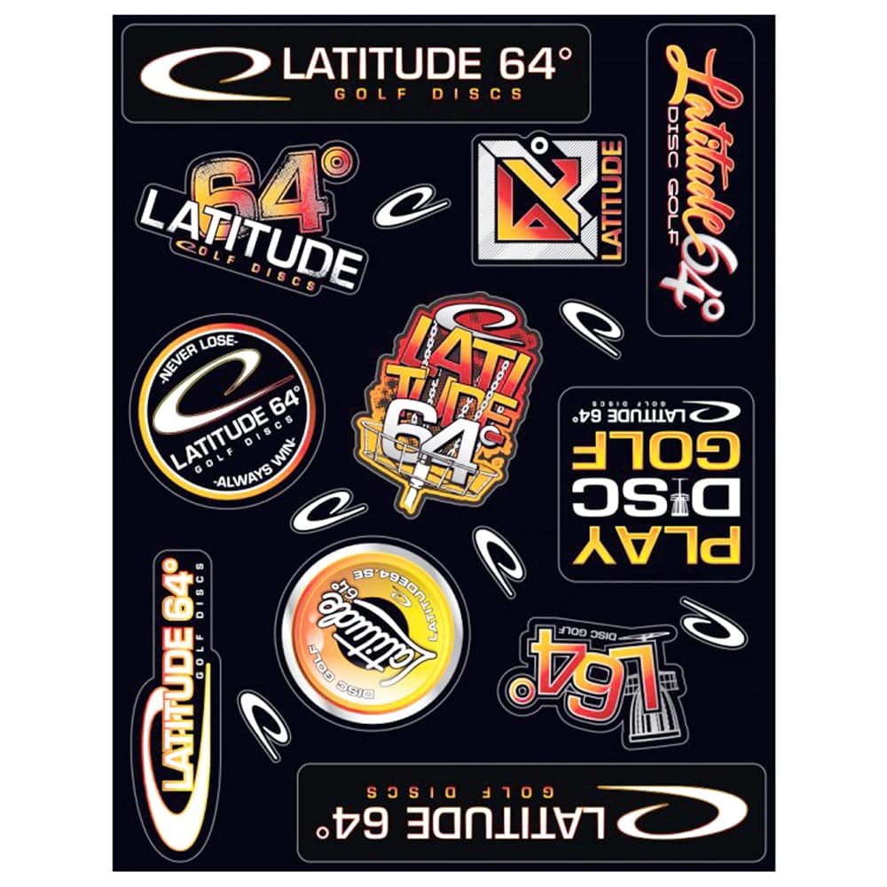 Latitude 64 Golf Discs Accessory Latitude 64 Golf Discs Sticker Sheet