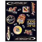 Latitude 64 Golf Discs Accessory Latitude 64 Golf Discs Sticker Sheet