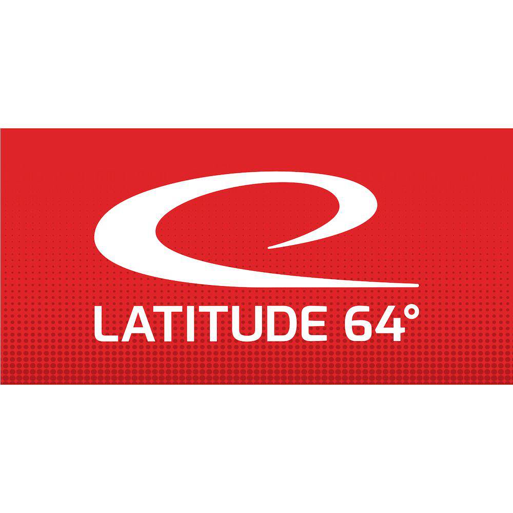 Latitude 64 Golf Discs Accessory Red Latitude 64 Halftone 4' x 2' Fabric Banner