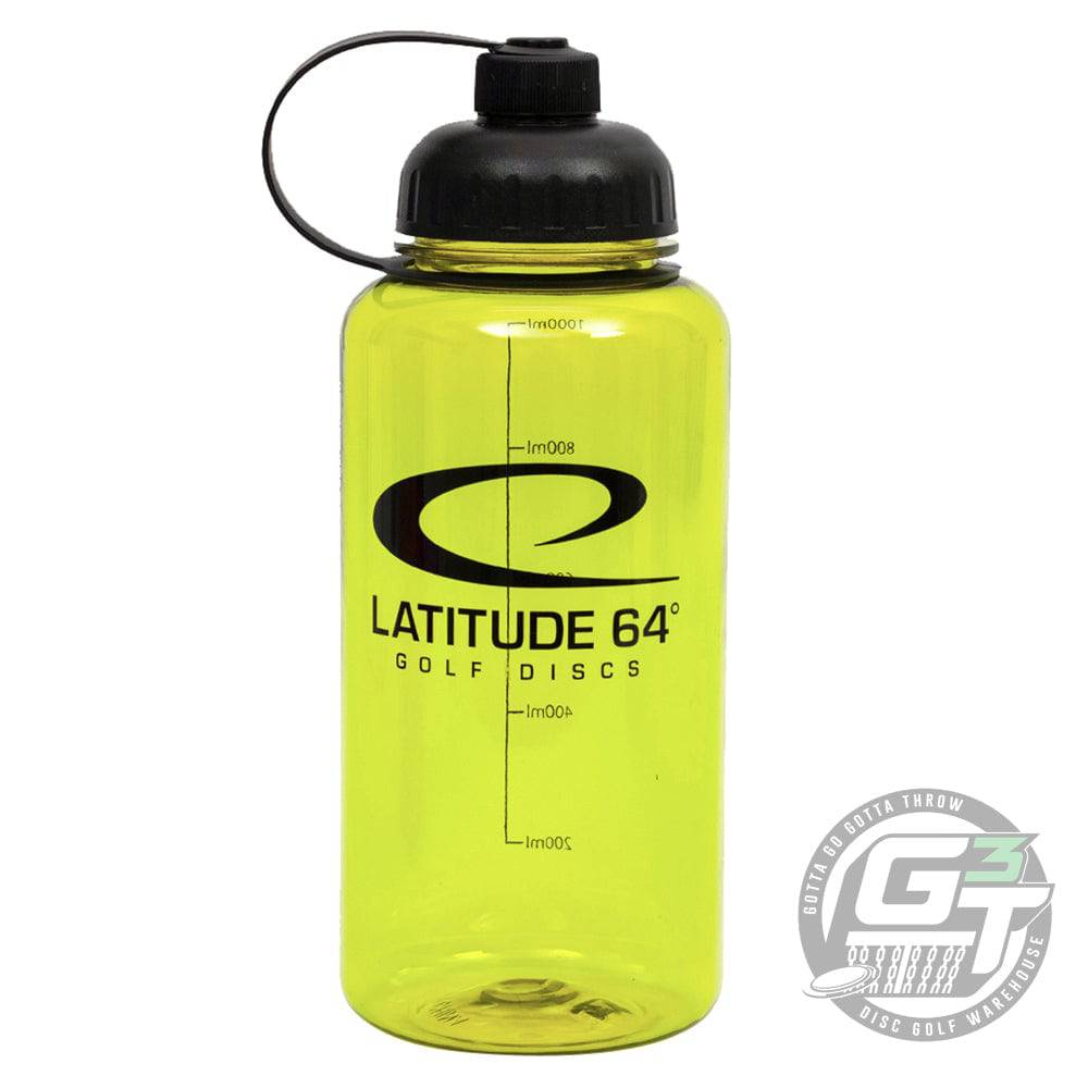 Latitude 64 Golf Discs Accessory Yellow Latitude 64 Logo 32 oz. Water Bottle