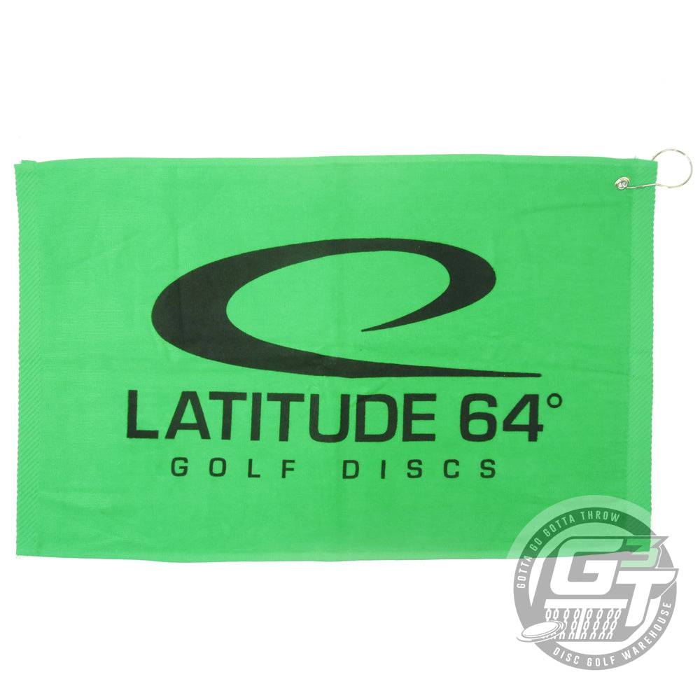 Latitude 64 Golf Discs Accessory Lime Green Latitude 64 Logo Disc Golf Towel