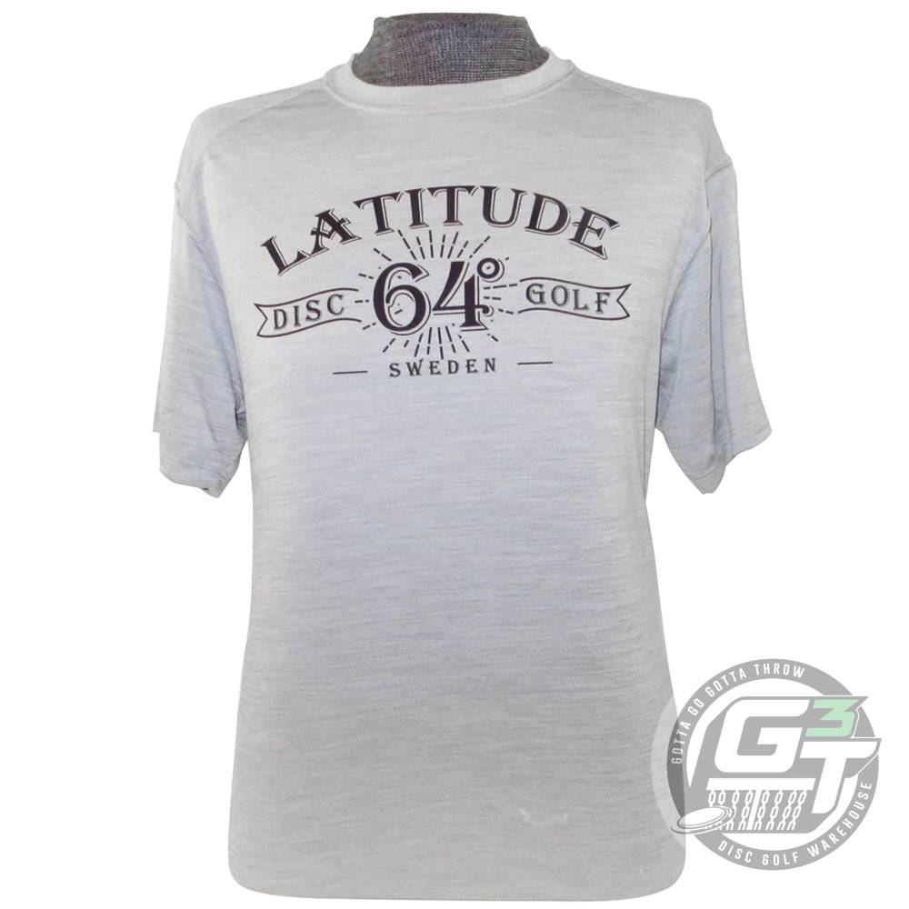 Latitude 64 Golf Discs Apparel M / Gray Latitude 64 Banner Dri-Fit Short Sleeve Performance Disc Golf T-Shirt