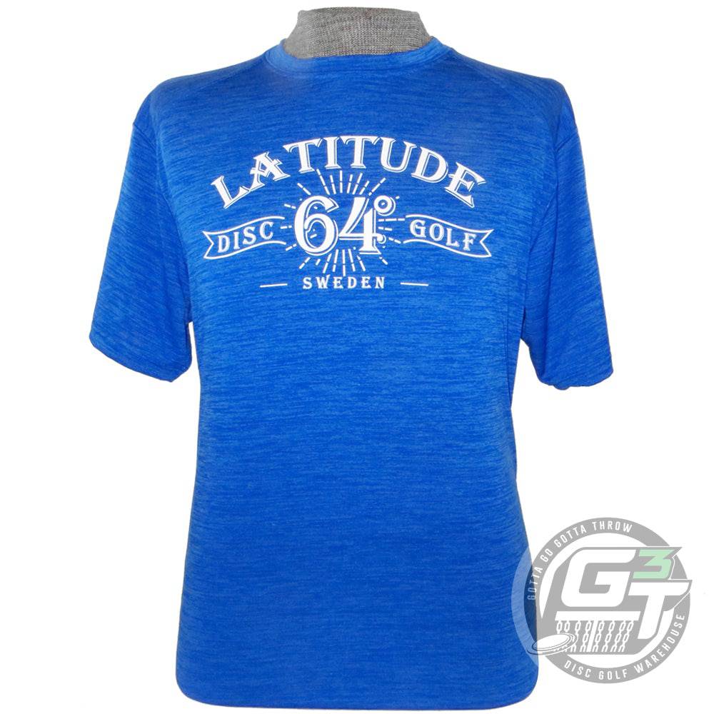 Latitude 64 Banner Dri-Fit Short Sleeve Performance Disc Golf T-Shirt - Gotta Go Gotta Throw