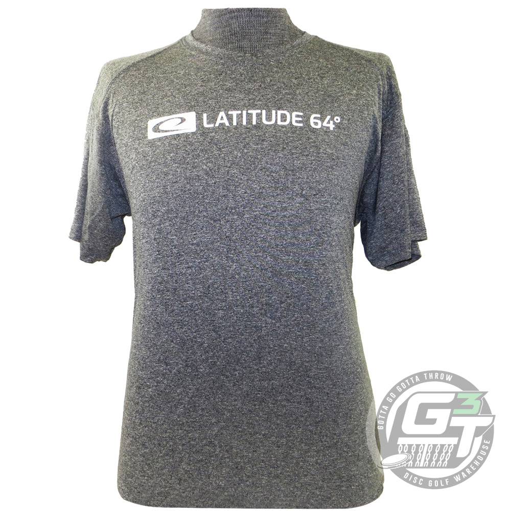 Latitude 64 Golf Discs Apparel M / Dark Gray Latitude 64 Bar Stamp Dri-Fit Short Sleeve Performance Disc Golf T-Shirt