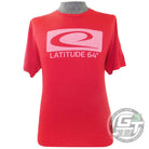 Latitude 64 Golf Discs Apparel M / Red Latitude 64 Box Logo Short Sleeve Disc Golf T-Shirt