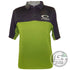 Latitude 64 Golf Discs Apparel M / Black / Green Latitude 64 Runner Short Sleeve Performance Disc Golf Polo Shirt