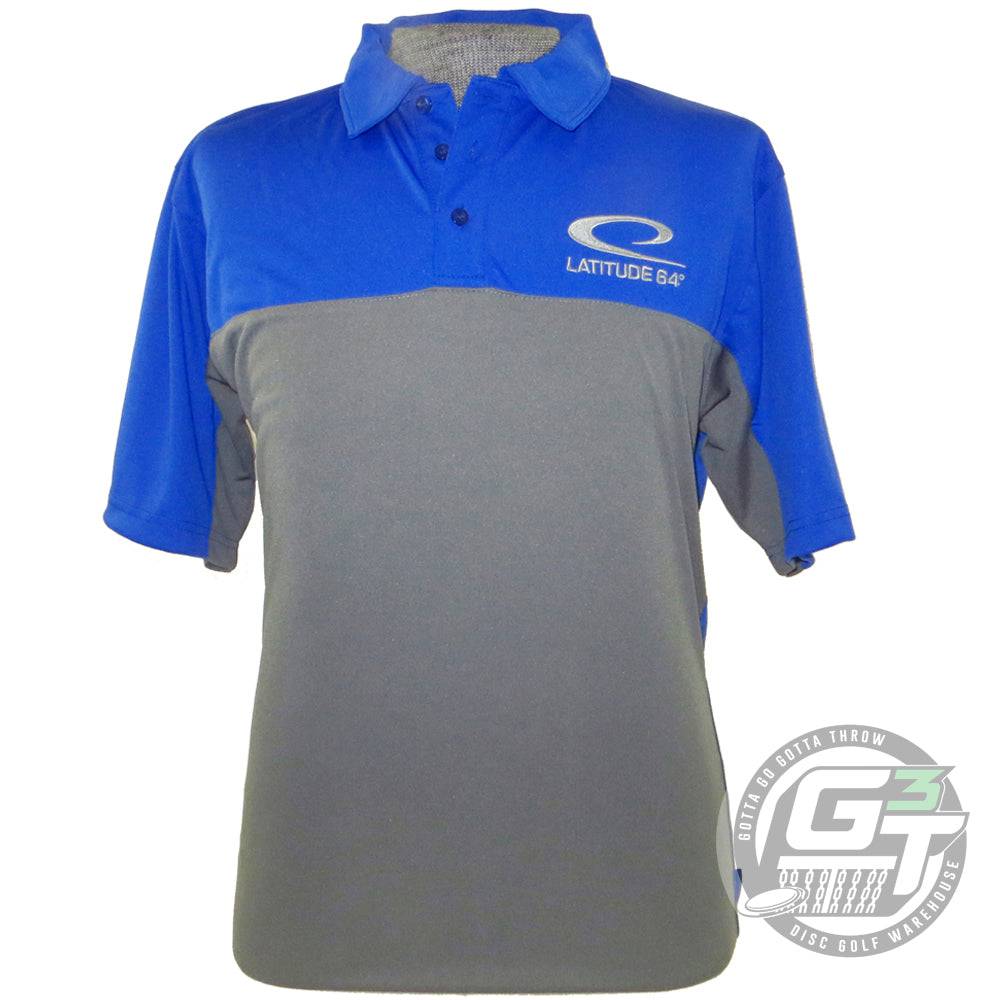 Latitude 64 Runner Short Sleeve Performance Disc Golf Polo Shirt - Gotta Go Gotta Throw