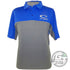 Latitude 64 Golf Discs Apparel M / Royal Blue / Gray Latitude 64 Runner Short Sleeve Performance Disc Golf Polo Shirt