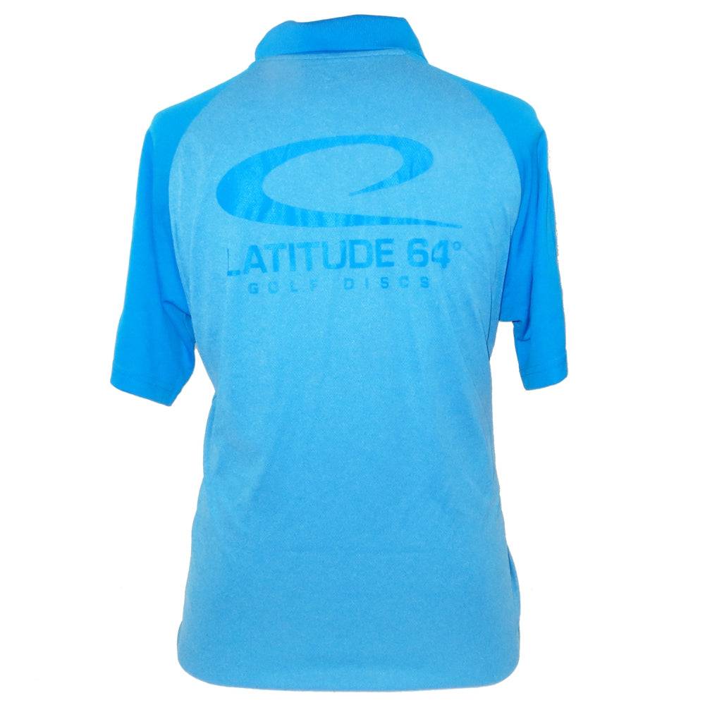 Latitude 64 Swoosh Short Sleeve Performance Disc Golf Polo Shirt - Gotta Go Gotta Throw