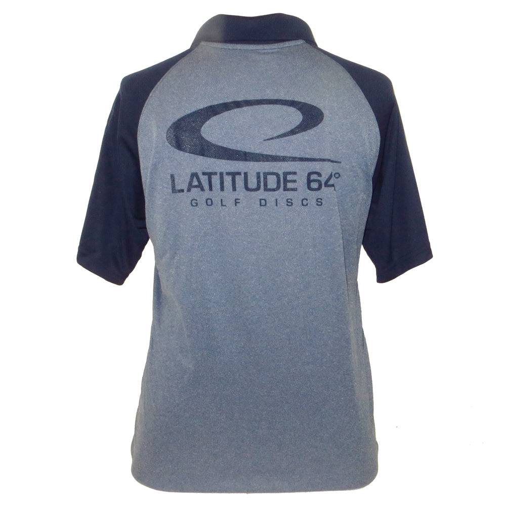Latitude 64 Swoosh Short Sleeve Performance Disc Golf Polo Shirt - Gotta Go Gotta Throw