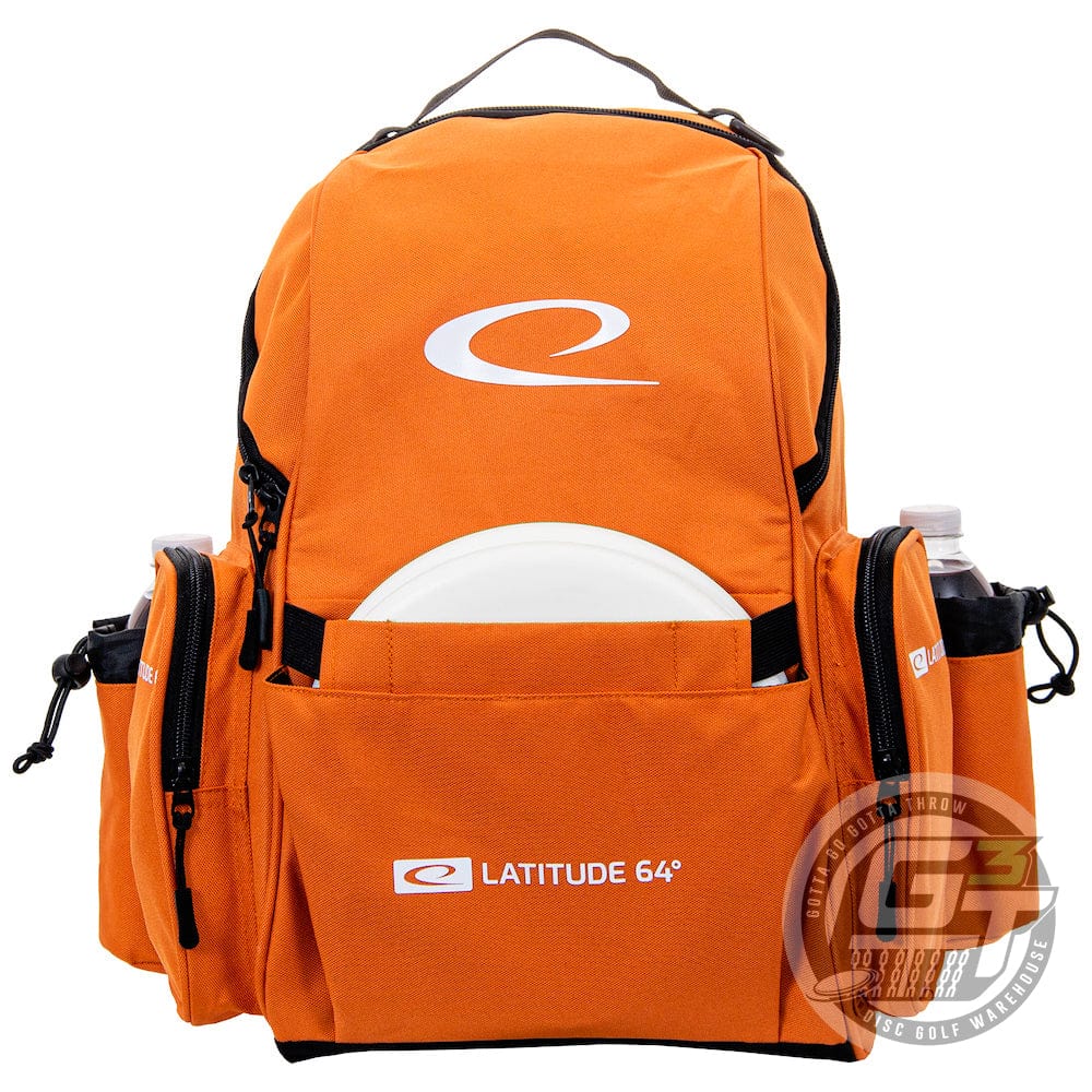 Latitude 64 Golf Discs Bag Orange Latitude 64 Swift Backpack Disc Golf Bag