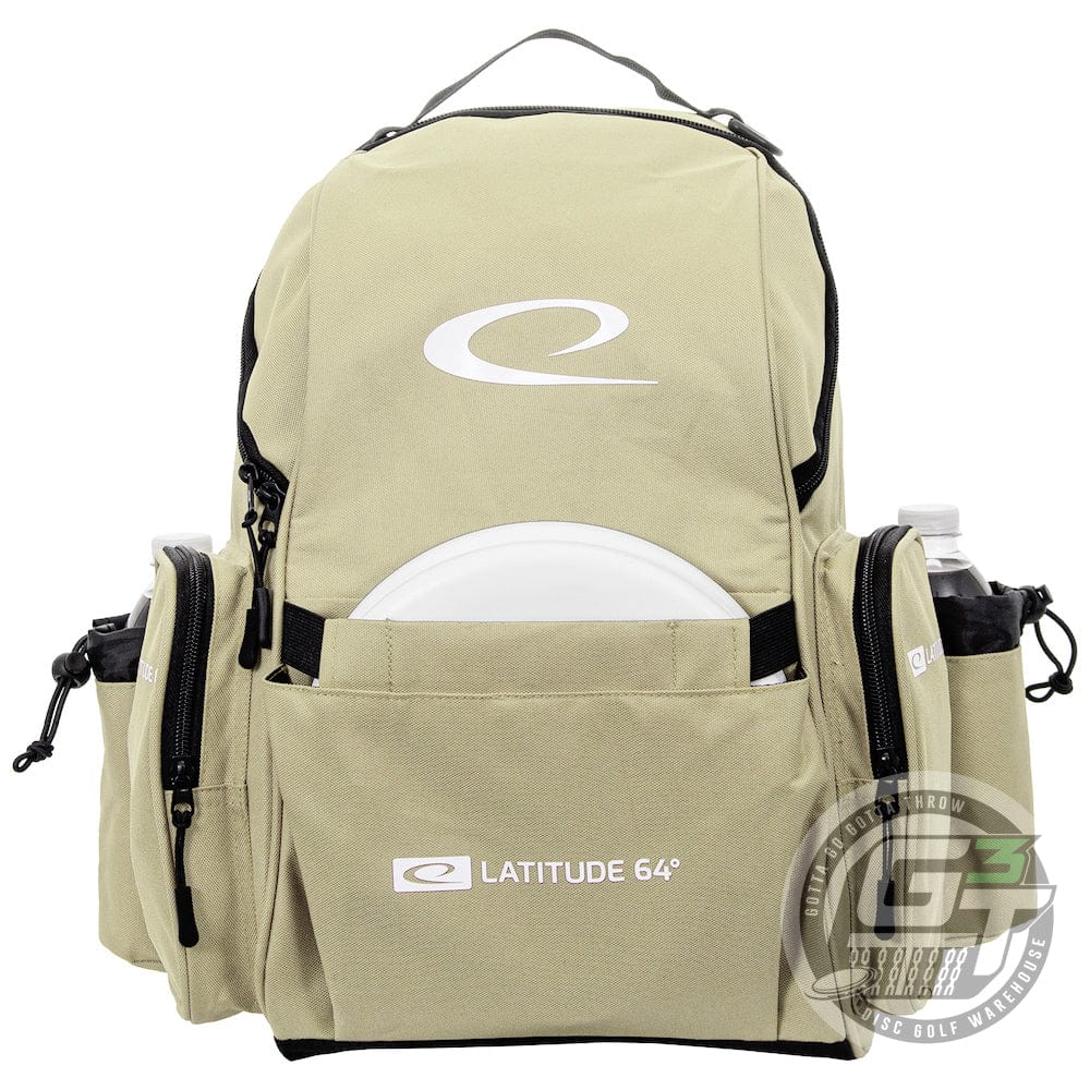 Latitude 64 Golf Discs Bag Tan Latitude 64 Swift Backpack Disc Golf Bag